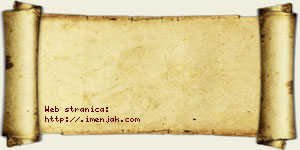 Tijana Džinić vizit kartica